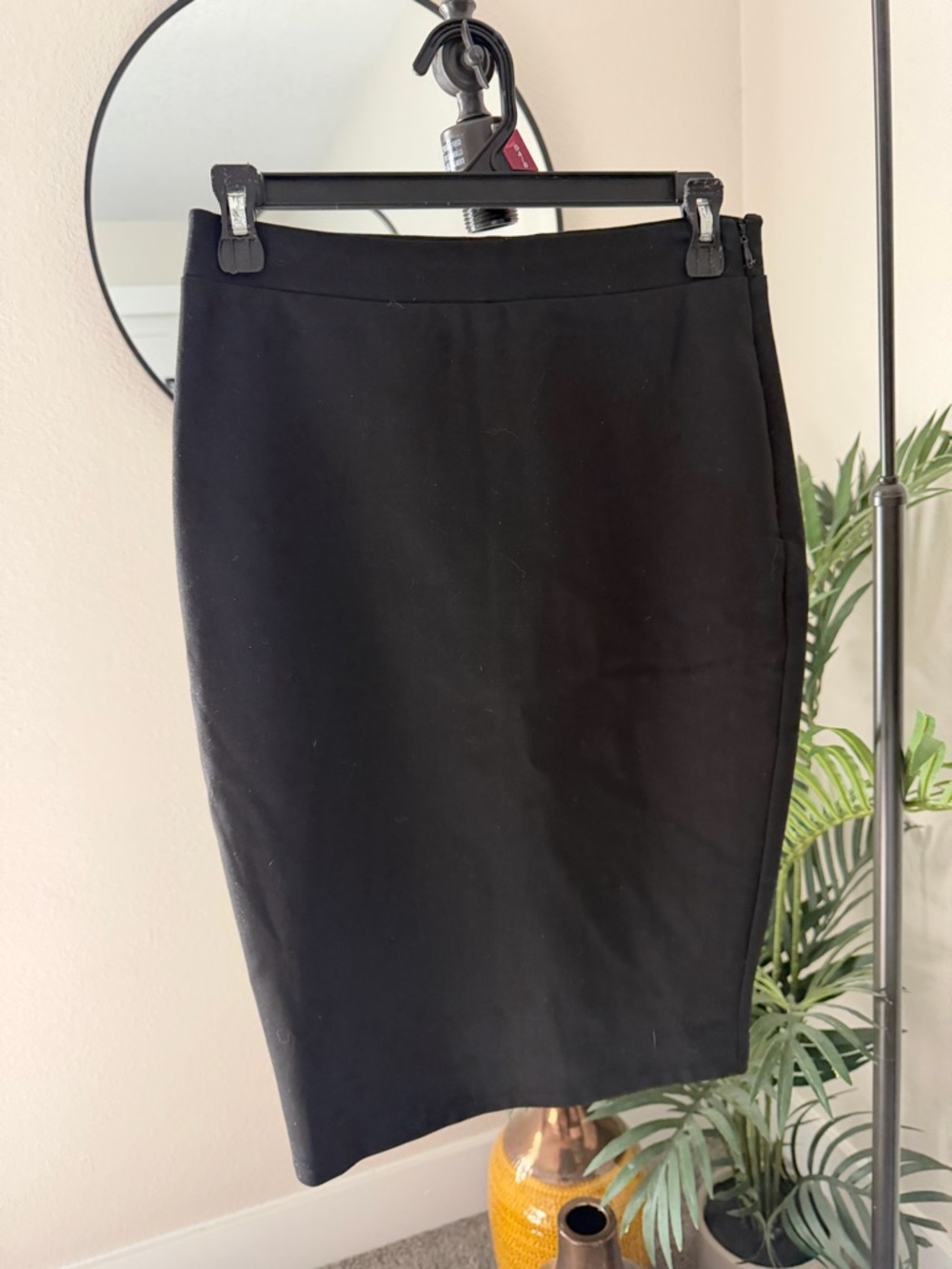 Classic Black Pencil Skirt